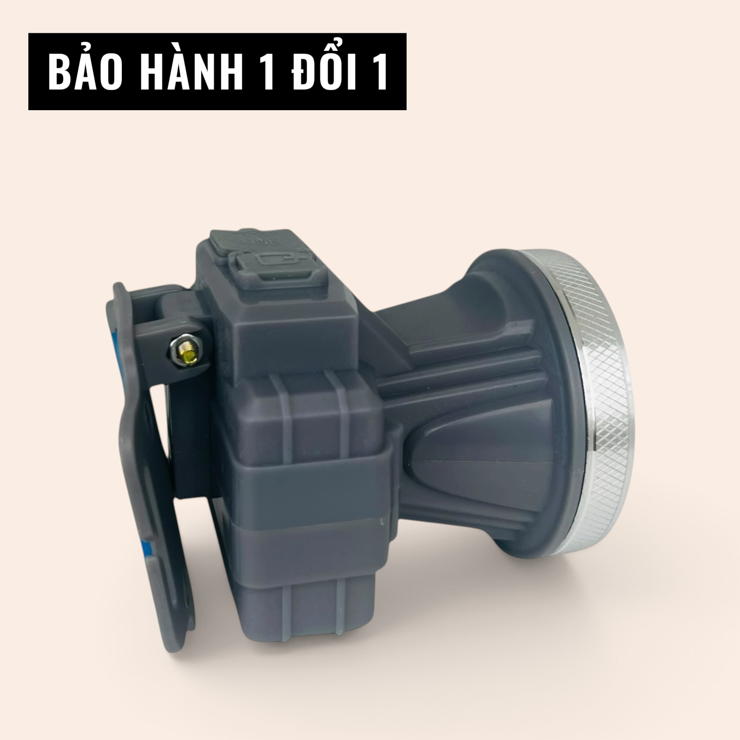 Đèn Đội Đầu F129 Siêu Sáng Pin Sạc 18650 1200mAh Type-C Đầu Đèn 52mm Chính Hãng